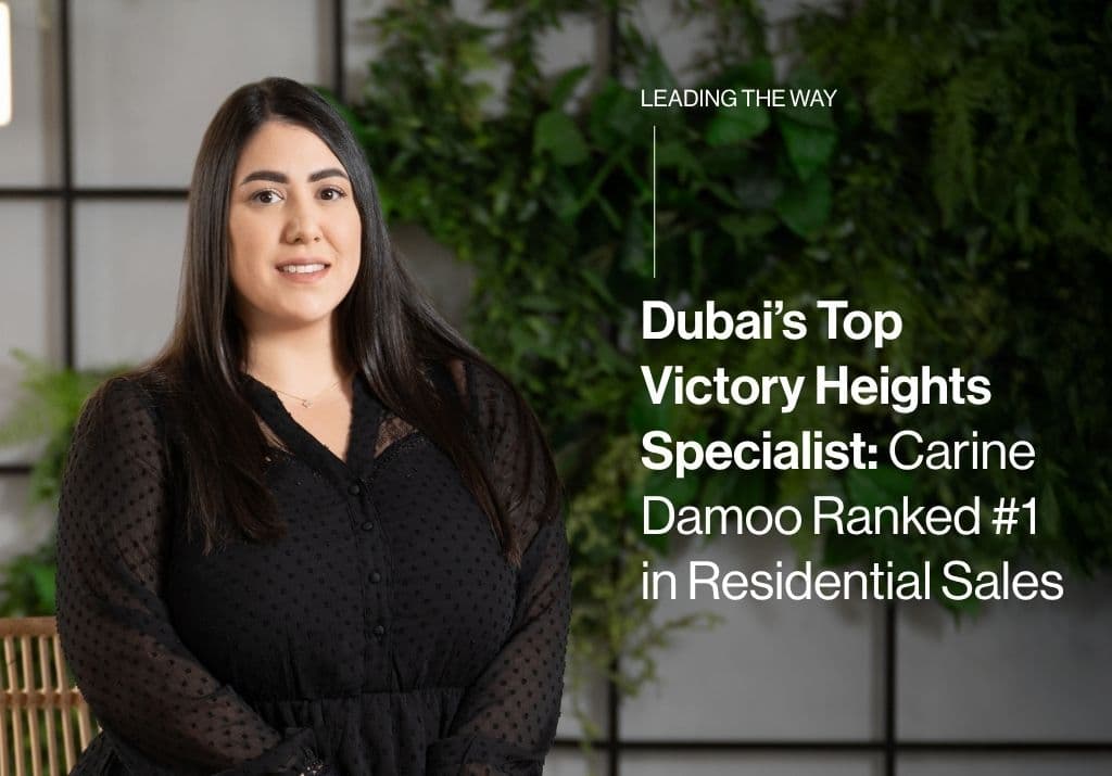 Dubai’s Top Victory Heights Specialist: Carine Damoo Ranked #1 in Residential Sales
