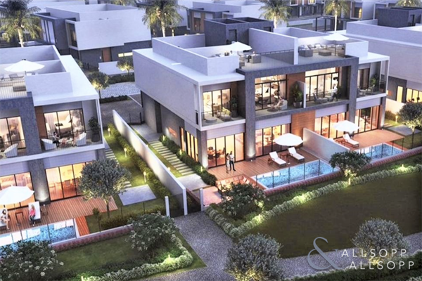 4 Bedroom Townhouse for Sale in The Pulse Beachfront, The Pulse Beachfront, Dubai South (Dubai World Central).
