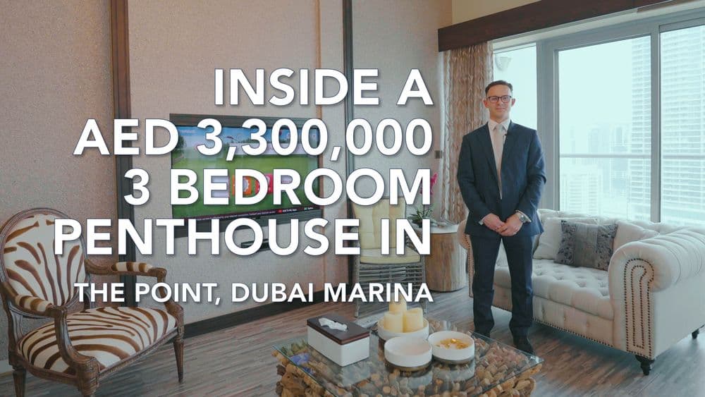 Inside a AED 3,300,000 3 Bedroom Penthouse in The Point, Dubai Marina