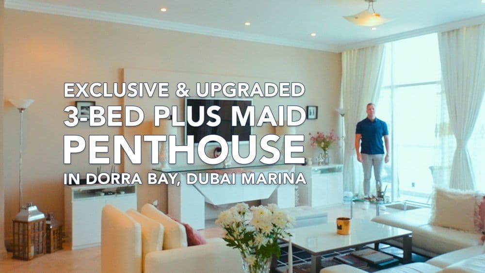 Inside a $1.63 million penthouse with a private pool & Jacuzzi in Dubai Marina