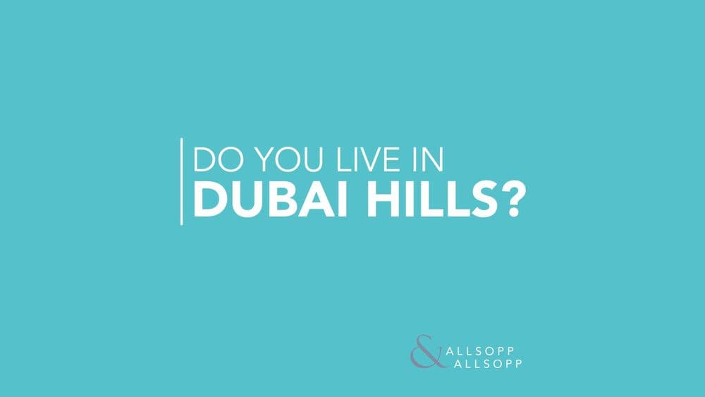 Do you live in Dubai Hills?