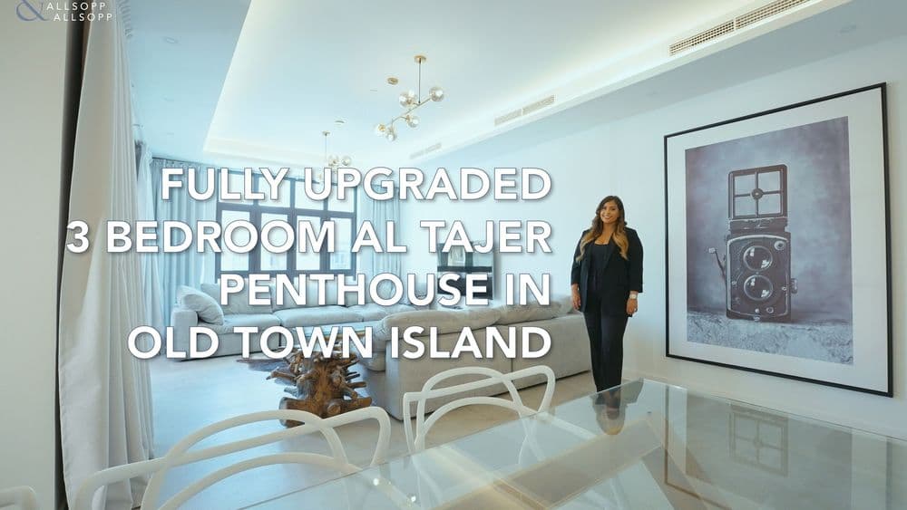 Fully Upgraded 3 Bedroom Al Tajer Penthouse in OId Town Island