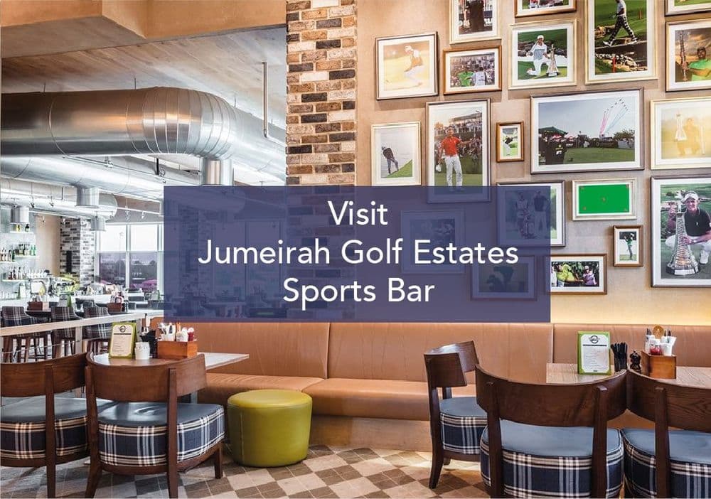 Jumeirah Golf Estates Sports Bar