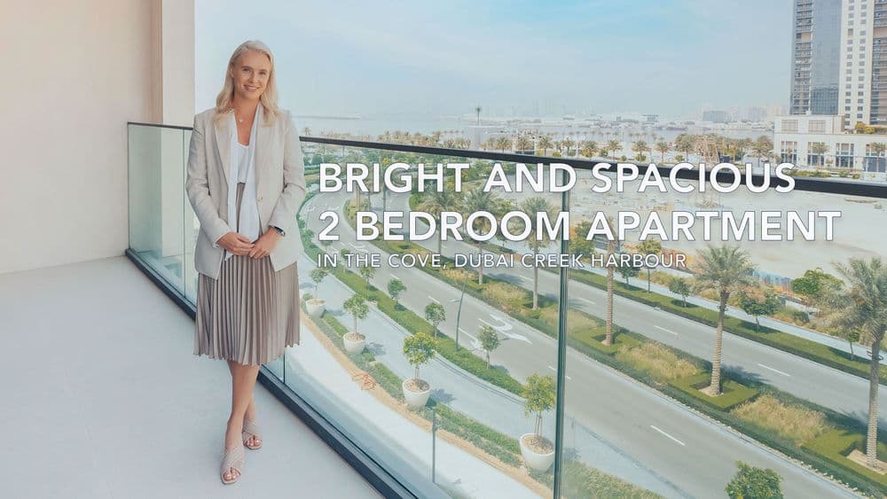 Bright & Spacious 2 Bedroom Apartment, The Cove, Dubai Creek Harbour