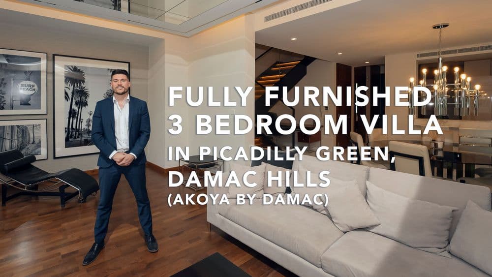 Fully furnished 3 bedroom villa in Picadilly Green, DAMAC Hills (Akoya By DAMAC)