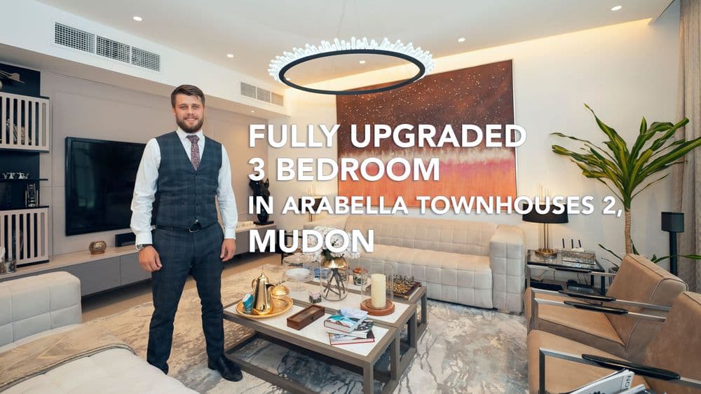 Fully Upgraded 3 bedroom in Arabella Townhouses 2, Mudon
