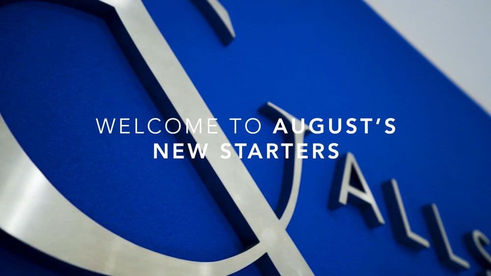 Welcome to August's New Starters