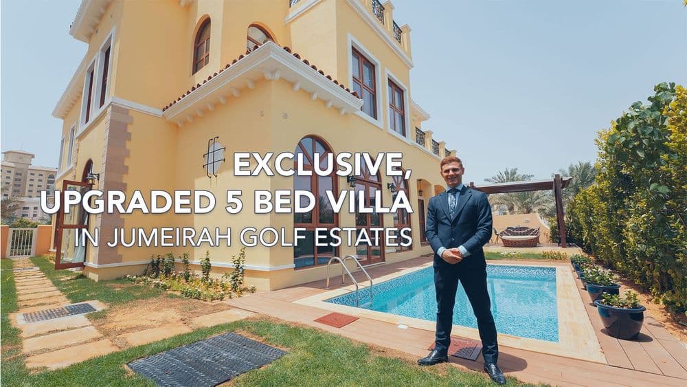 Exclusive, upgraded 5 bed villa in Jumeirah Golf Estates