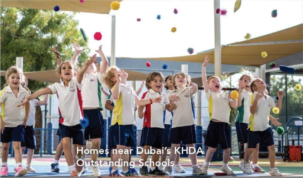 Homes near Dubai’s KHDA Outstanding Schools