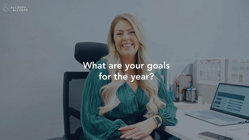What are your goals for the year?