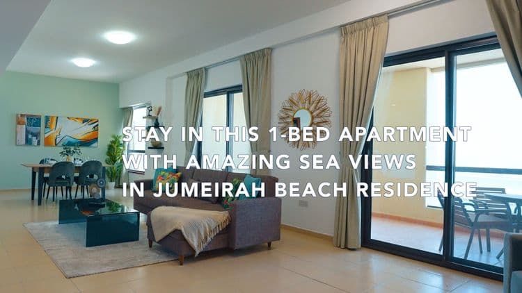 Beachfront Dubai living for under $100 a night in this 1-Bed holiday home.