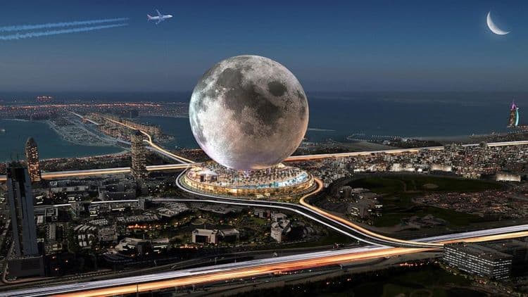 What’s Dubai’s next big world record: A $5-billion man-made Dubai moon project!