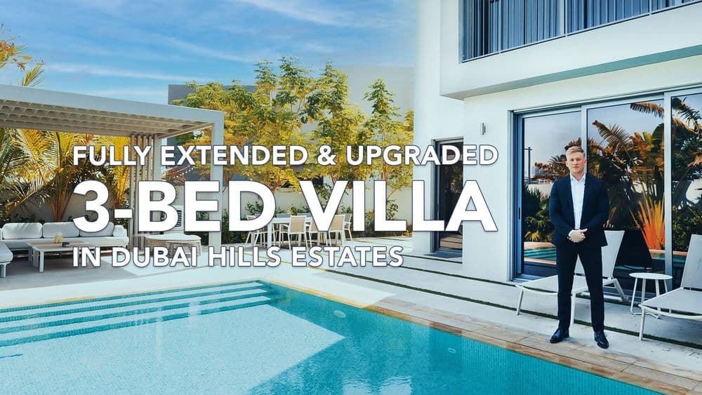 Dubai summers just got a lot cooler with this 3-bed villa featuring a chilled pool in Dubai Hills